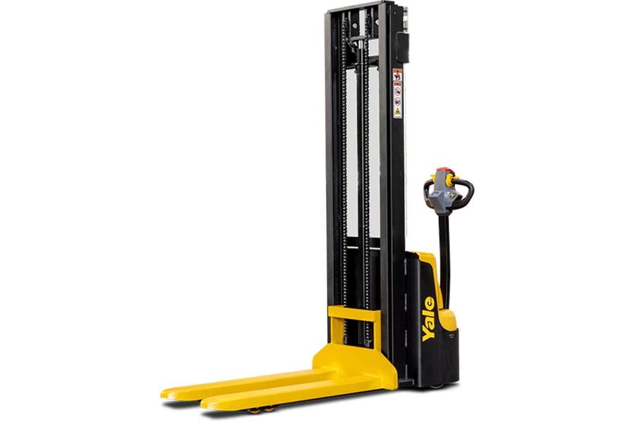 Compact electric stacker
