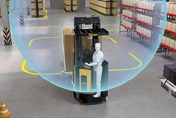 Forklift operator assist technology