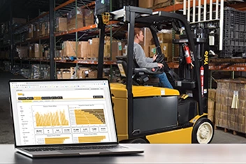 Forklift fleet management technology 